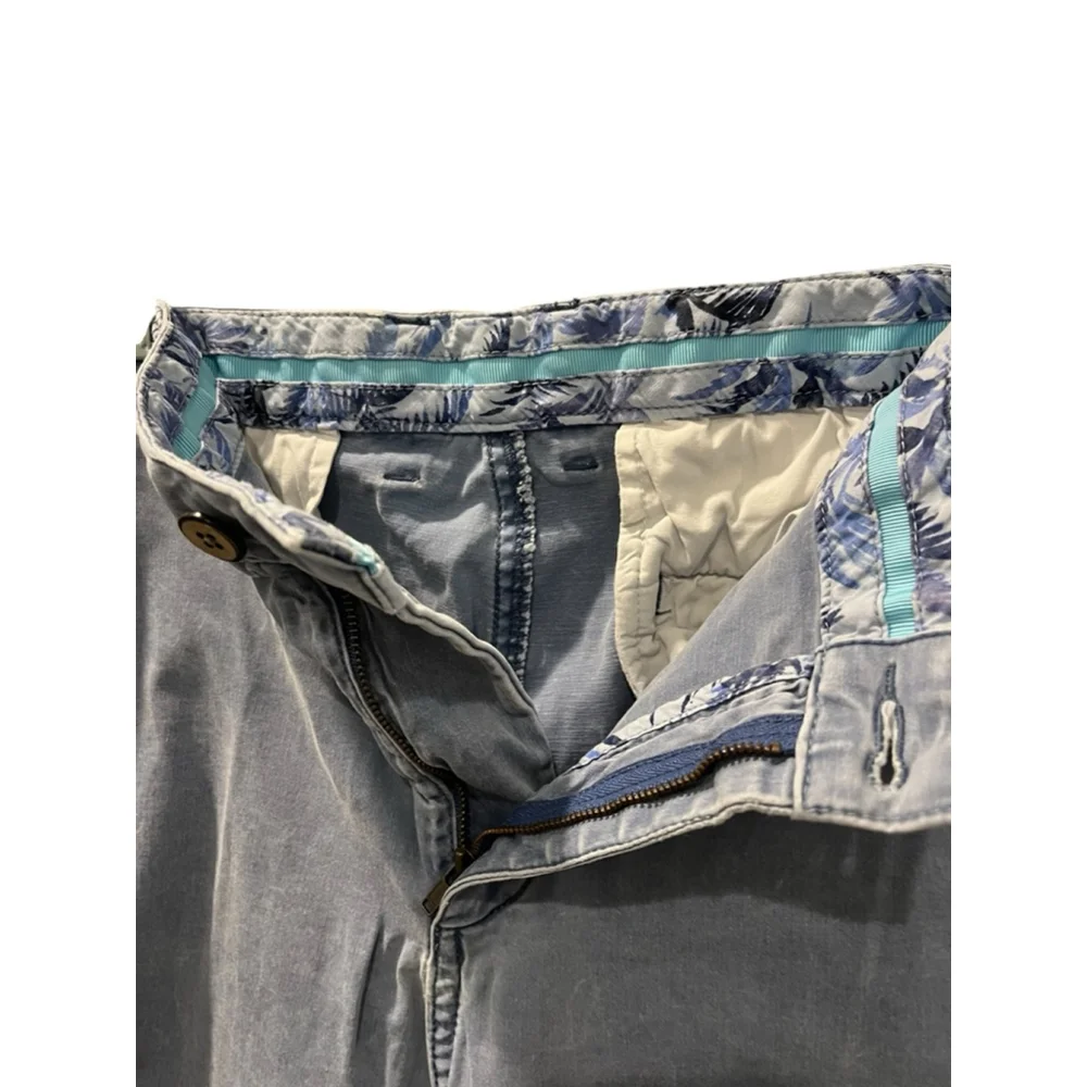 Tommy Bahama Set Of 2 Chino Cargo Shorts Size 36 Blue Casual Summer Cotton